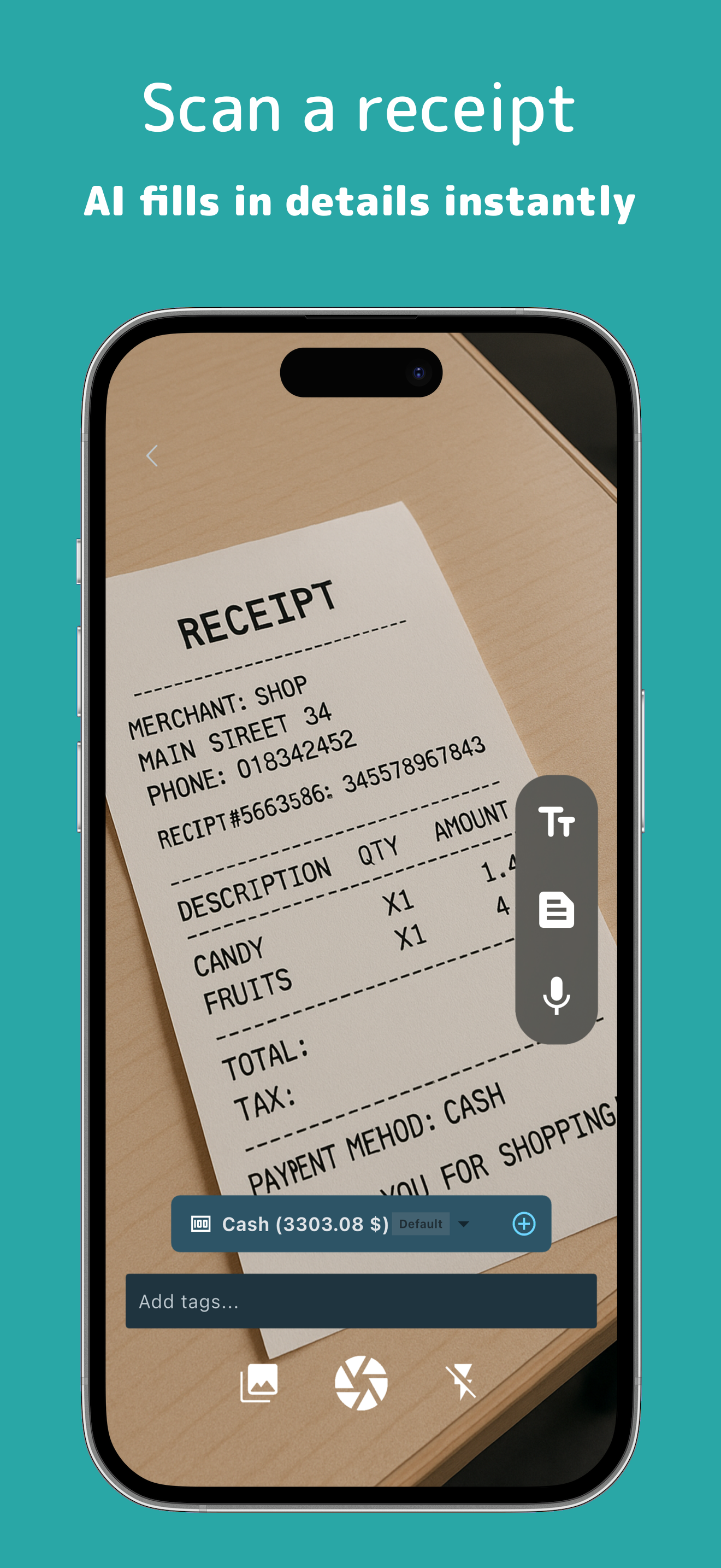AI-Powered Expense Tracking